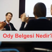 ody belgesi nedir?