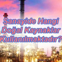 Sanayide Doğal Kaynaklar