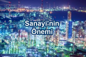 Sanayinin Önemi