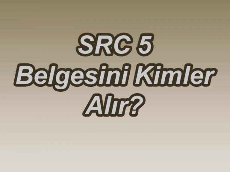 SRC 5 Belgesi